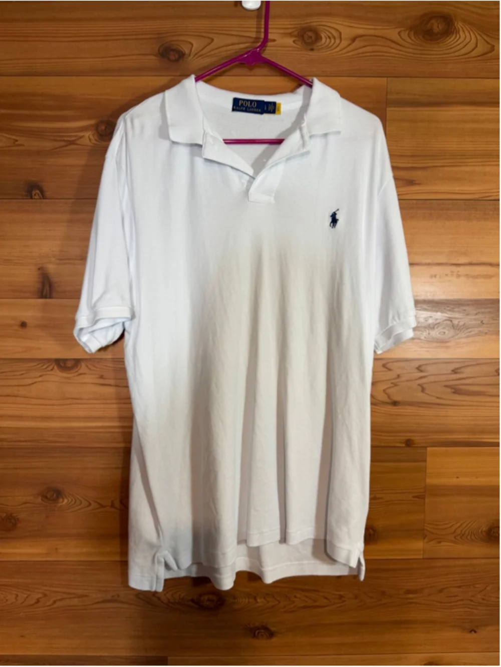Polo Ralph Lauren white short sleeve polo shirt men’s size large